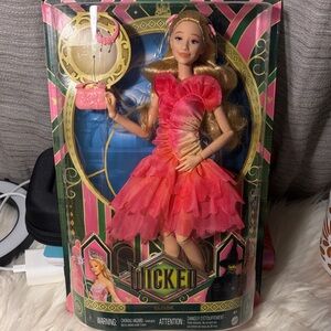Wicked Glinda Doll in Vibrant Pink Dress